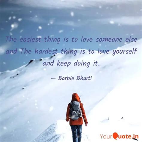 The easiest thing is to l... | Quotes & Writings by Bharti Rupani ...