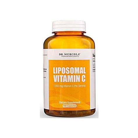 Liposomales Vitamin C 500mg von Dr. Mercola | 180 Kapseln