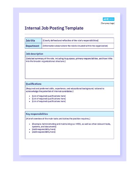 Image result for Example of a Job Posting