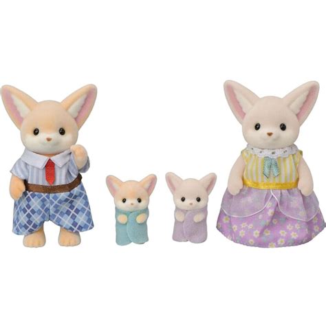 NEW Sylvanian Families FS-48 Fennec Fox Family Set Calico Critters ...