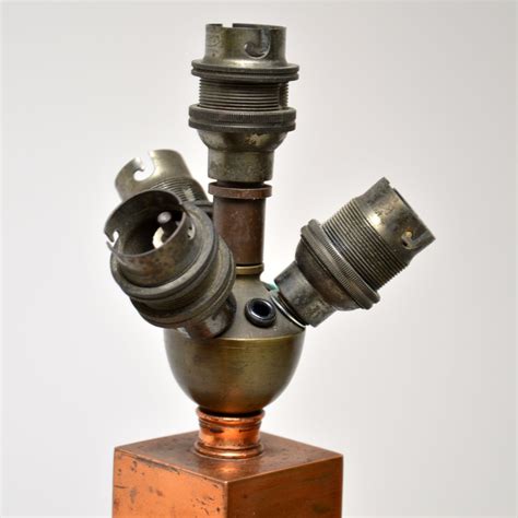 1930's Vintage Art Deco Copper Floor Lamp | Marylebone Antiques