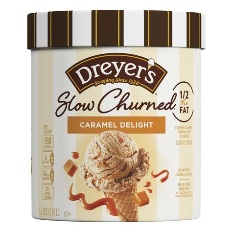 Dreyer's Slow Churned Light Ice Cream, Caramel Delight-Main