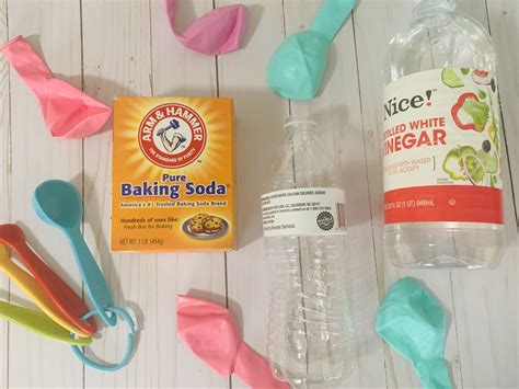 Baking Soda and Vinegar Balloon Experiment ~ At Home Science - Mom the ...