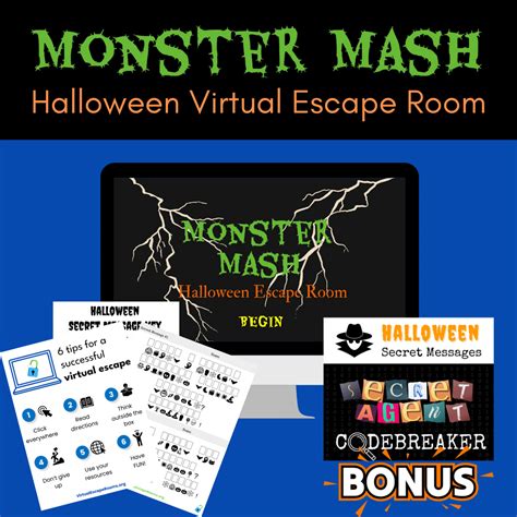 Free Halloween Themed Escape Room Monster Mash