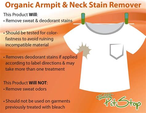 Natural Pit Stop 16oz - Antiperspirant Armpit Stain Remover | Sweat ...
