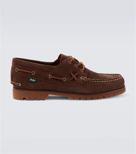 Ranger suede boat shoes in brown - Polo Ralph Lauren | Mytheresa
