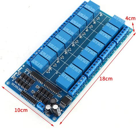Buy RJ45 Port Ethernet Control Module with 16-Channel Relay LAN WAN ...