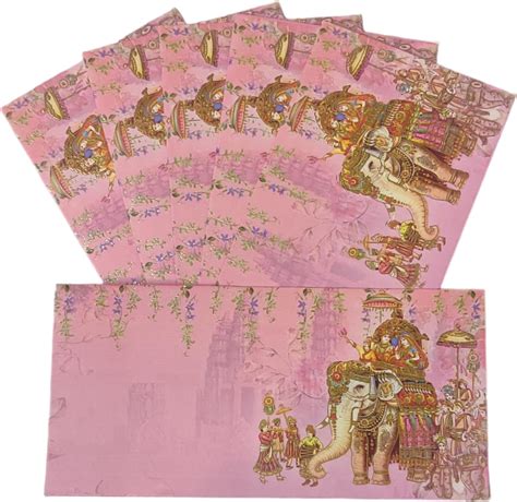 Jhintemetic® - Pack of 20 Colourful Designer Shagun Lifafa/Money Gift ...