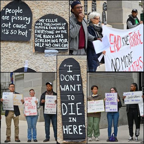 Rally demands urgent action to address Philly jails human rights crisis ...