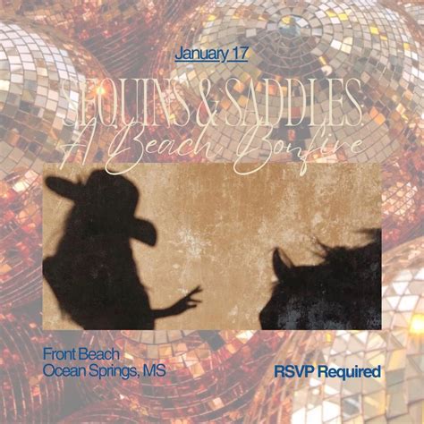 Sequins & Saddles: A Beach Bonfire, Front Beach, Ocean Springs, 17 ...