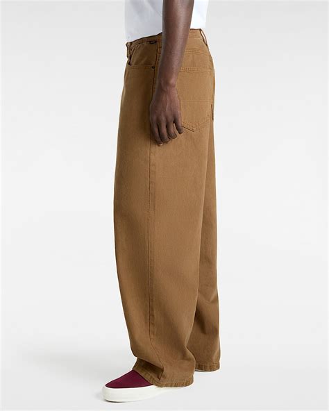 Check-5 Baggy Denim Trousers in Brown| Vans UK