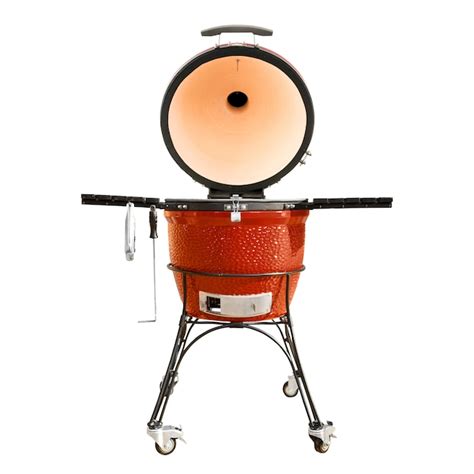 Kamado Joe Classic Joe II 18-in W Blaze Red Kamado Charcoal Grill in ...
