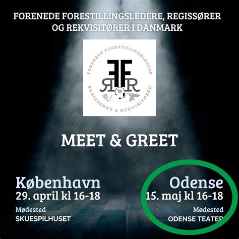 ODENSE- Meet & Greet, Odense Teater, 15 May 2025 | AllEvents