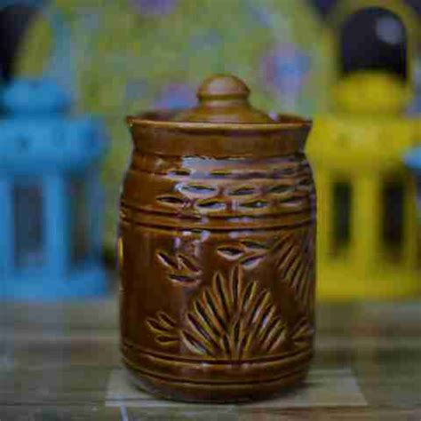 THE HIMALAYA CRAFT Ceramic Pickle Jar - 500 ml Price in India - Buy THE ...