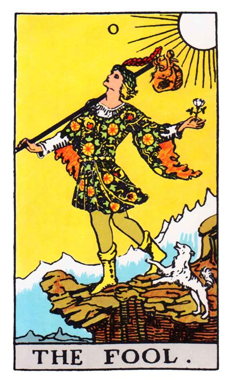 Tarot Cards Rider Waite The Fool