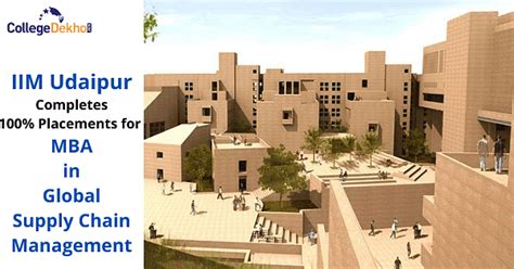 IIM Udaipur Completes 100% Placements for its One Year MBA in Global ...