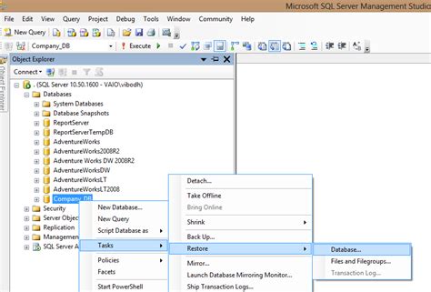 Restore SQL Server Database Version 的图像结果