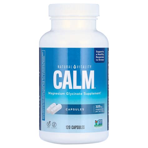 Natural Vitality CALM Magnesium Powder Supplement for Stress Relief ...