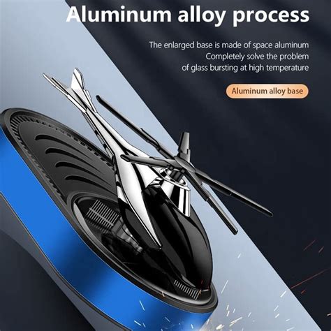 Car Aroma Diffuser Air Freshener Perfume Solar Power Dashboard ...