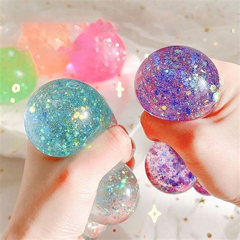 Ersvoioy Mini Stress Ball, Squeeze Toys for Adults, Malt Kneading ...