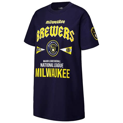 Pro Standard Milwaukee Brewers Oversized City Tour T-Shirt Dress | Academy