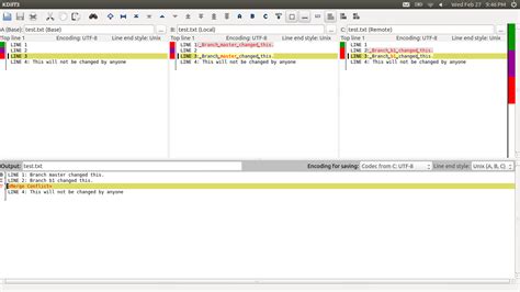 Image result for How to Merge Git Using Merge Tool KDiff3