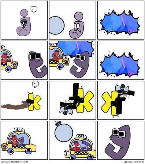 Lowercase Alphabet Lore (J-K) - Comic Studio