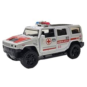 PLUSPOINT Diecast Fire Engine Model, Jeep Toys Replica Cars, Boys Gift ...