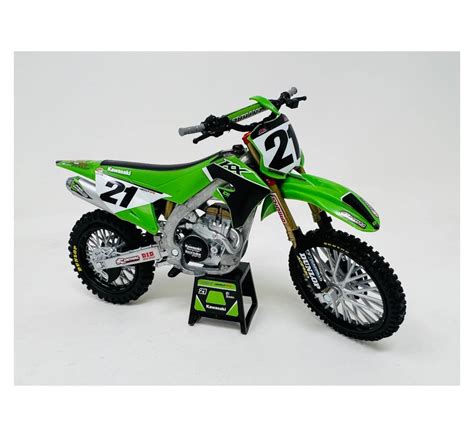New-Ray Toys Kawasaki Race Team Bike Replica Jason Anderson, 1:6 Scale ...