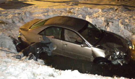 Crash at Center and Pierce in Kochville Township injures two, sends car ...