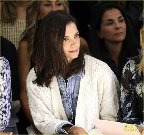 Katie Holmes Meets Up with Pregnant Chanel Iman at Elie Tahari's NYFW ...