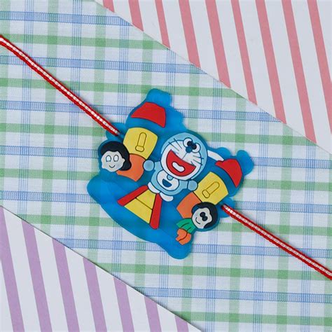 Send Cute Doraemon Freinds Kids Rakhi Online | Rakhibazaar.com