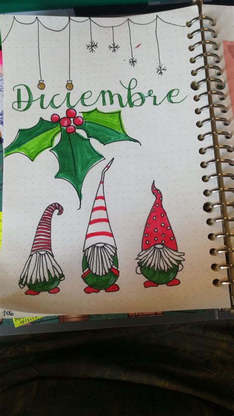Bujo Navidad Diciembre | Portadas de diciembre, Portada navidad, Portadas