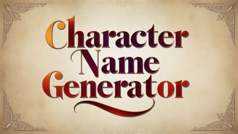 Image result for Creating Character Names