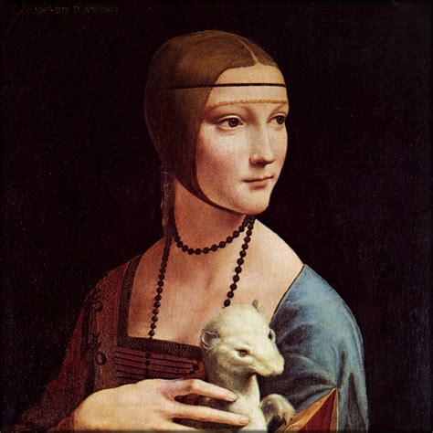 Da Vinci, Leonardo (1452-1519) - Lady with Ermine – Public Domain Image ...