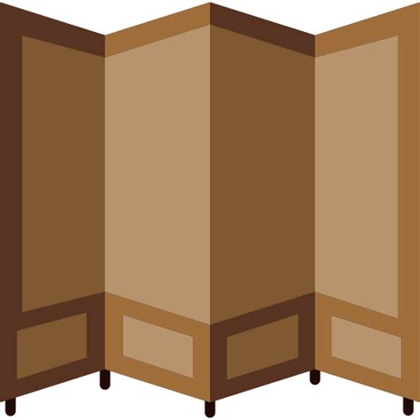 Folding screen - Free furniture and household icons