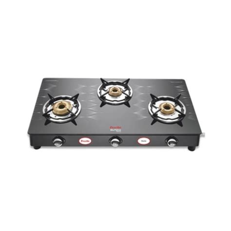 Preethi Electra 3B Glass Top Gas Stove | mykit | Buy online | Buy ...