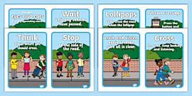 Crossing the Road PowerPoint (teacher made) - Twinkl
