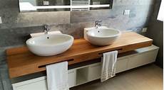 piano lavabo bagno mobile bagno doppio lavabo con mensola in legno piano lavabo bagno mobile bagno doppio lavabo con mensola in legno