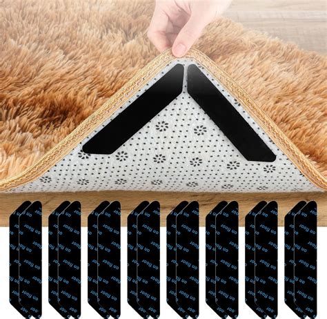 Amazon.com: Abeillo 16Pcs Rug Grippers, Non Slip Tape for Hardwood ...