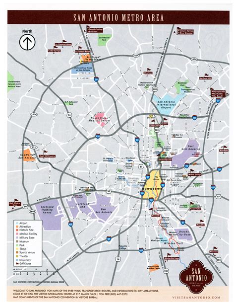 Map Of Downtown San Antonio