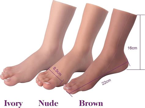MOTLEYBEAN Realistic Silicone Feet 1:1 Life Size Silicone India | Ubuy