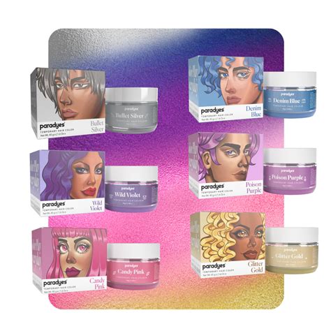 Foxy.in : Buy Paradyes Party Mix - All Six 1 Wash Hair Colors (Pack of ...