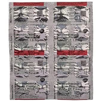 Betnesol Forte - Strip of 20 Tablets : Amazon.in: Fashion