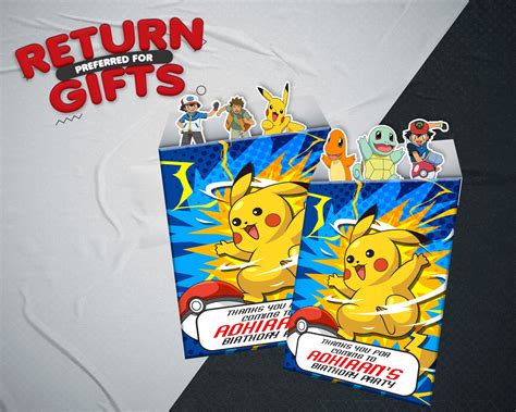 Pokemon Theme Mini Magnetic Return Gift Pack | Home Birthday Party ...