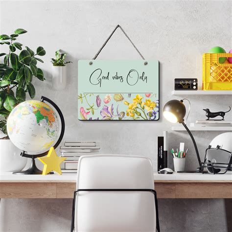 Good Vibes Only Wooden Wall Art Wood Print – Chalk My Theme
