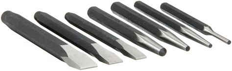 7 Pieces, Flat Chisel, Punch and Chisel Set - 2AJB3|2AJB3 - Grainger