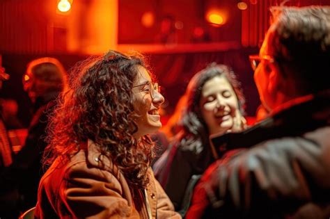 Group of People Standing and Talking Laughing 的图像结果