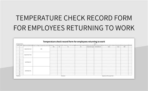 Image result for Temperature Check at Work