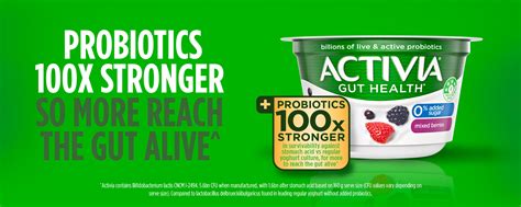 Activia Billions Of Live And Active Probiotics